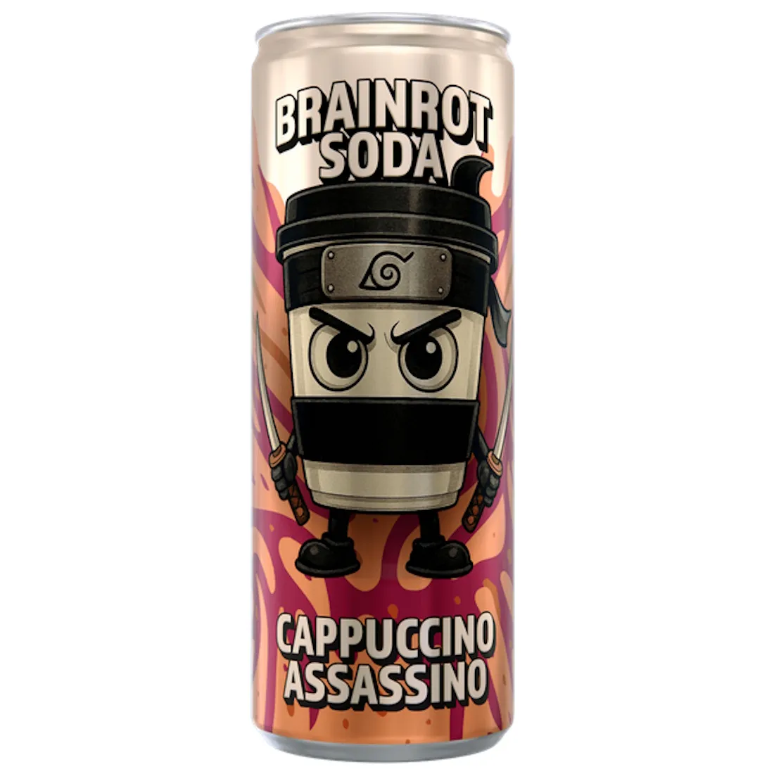 Brainrot Virvoitusjuoma Cappuccino Assassino 250ml