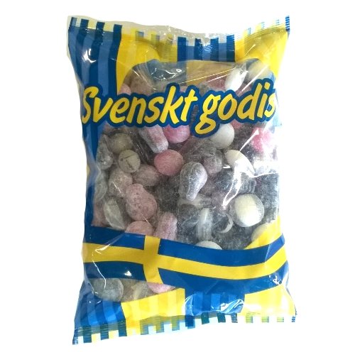 Svensktgodis Salmiakkisekoitus 375g