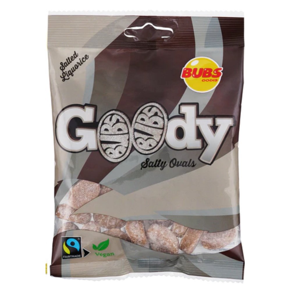 Bubs Goody Salted Liquorice 90g