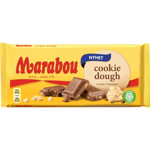 Marabou Maitosuklaalevy Cookie Dough 185 G