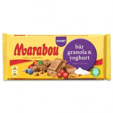 Marabou Maitosuklaa Bär Granola & Yoghurt 200g