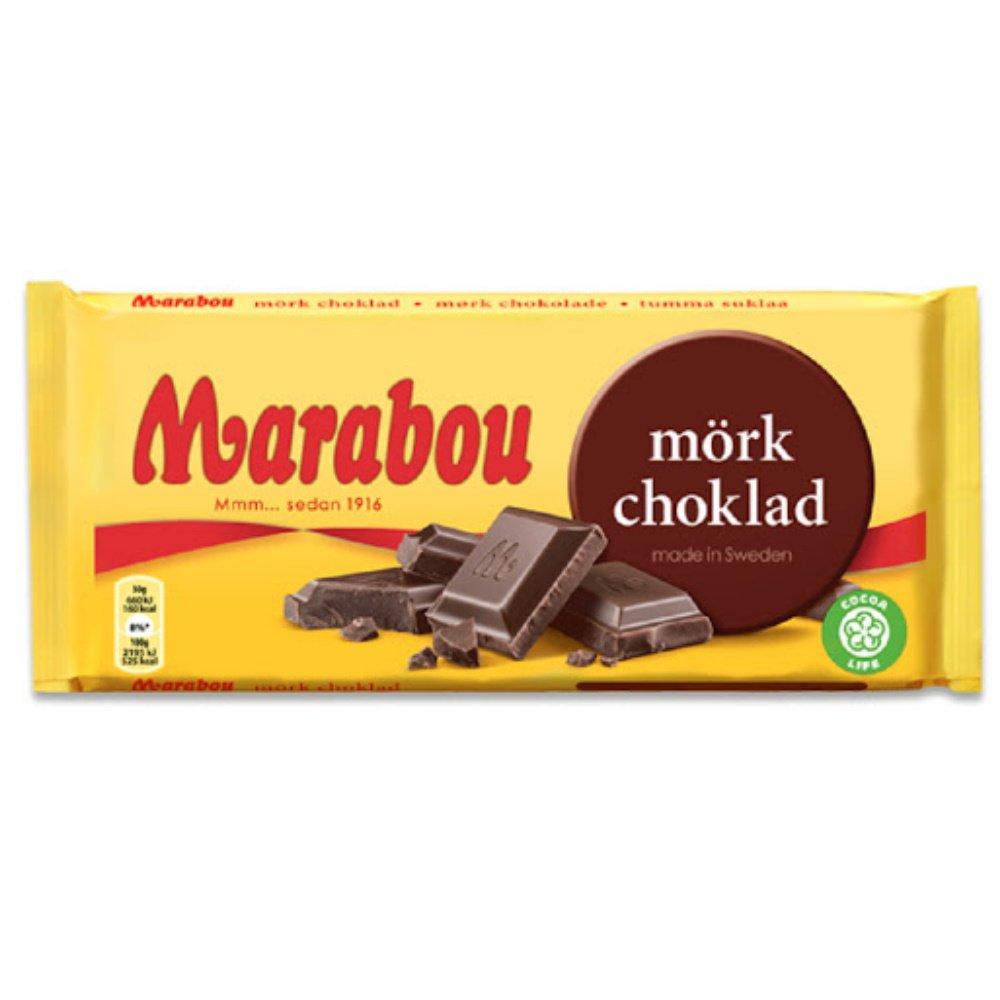Marabou Tummasuklaalevy 185 G