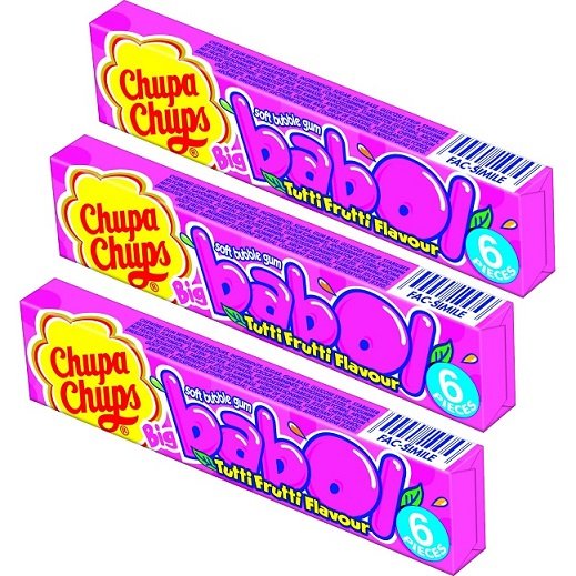 Chupa Chups Babol Tuttifrutti 3-pack