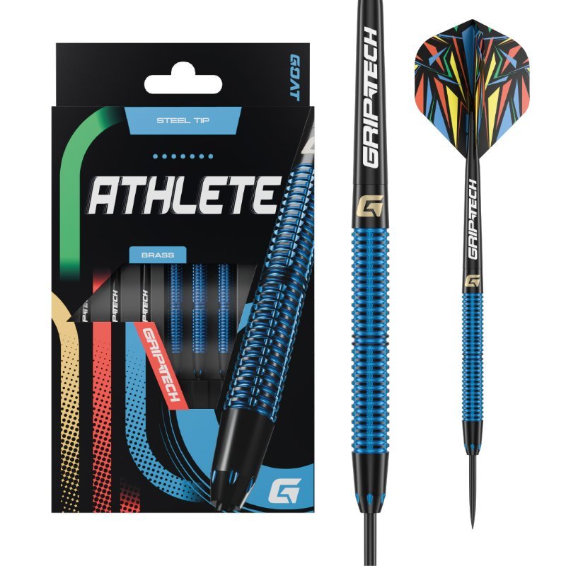 Goat Athlete brass 12g Darts-tikat Sininen