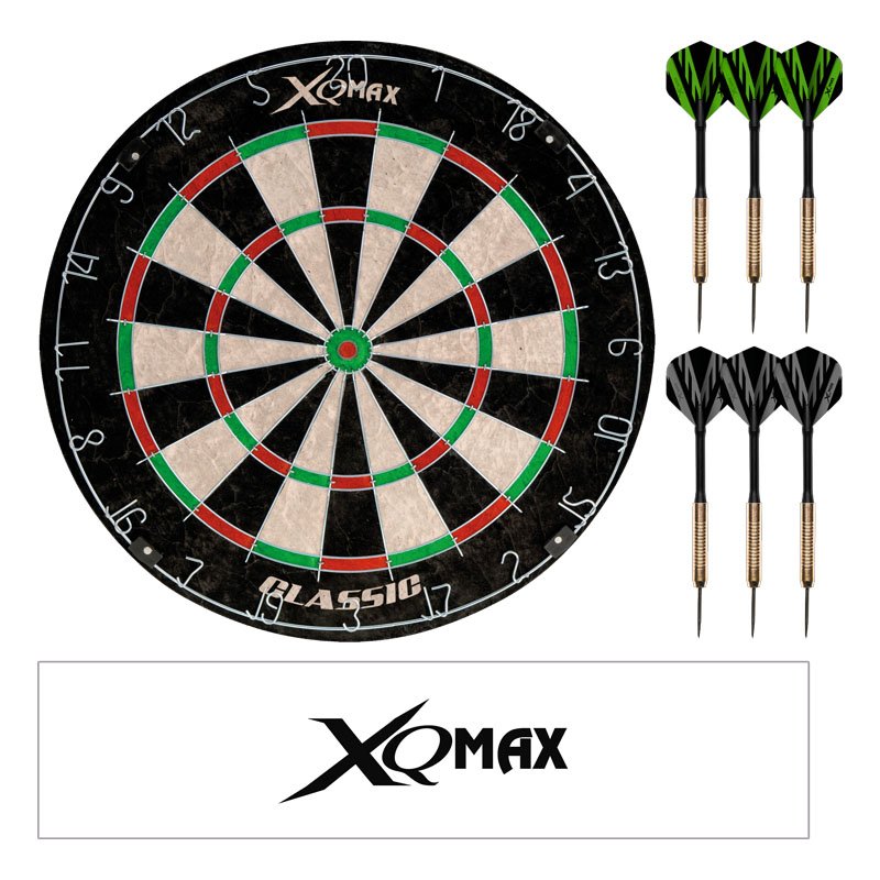 XQ Max Starter Darts taulu ja tikat 6kpl