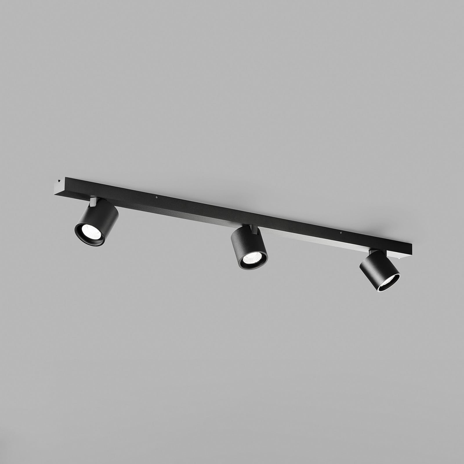 Focus L900 LED-kohdevalaisin musta, 90 cm, CCT, 3-lamppuinen - Light-Point - Eteinen / käytävä - Design - Alumiini - Monilamppuinen