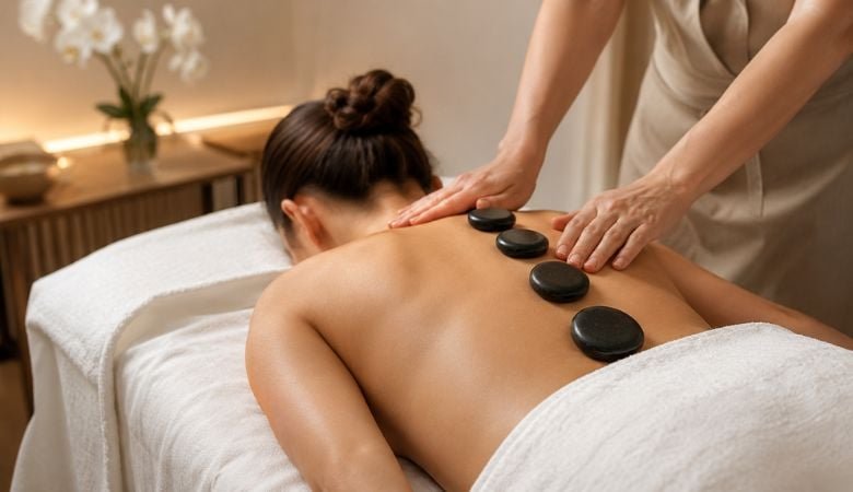 Kuumakivihieronta 30 tai 60 min + kasvonaamio | jopa -48 % | Tampere - Kuumakivihieronta 30 min
