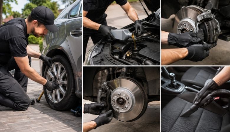 Autohuolto kotiin Uudellamaalla – renkaanvaihto alk. 30 € - renkaanvaihto