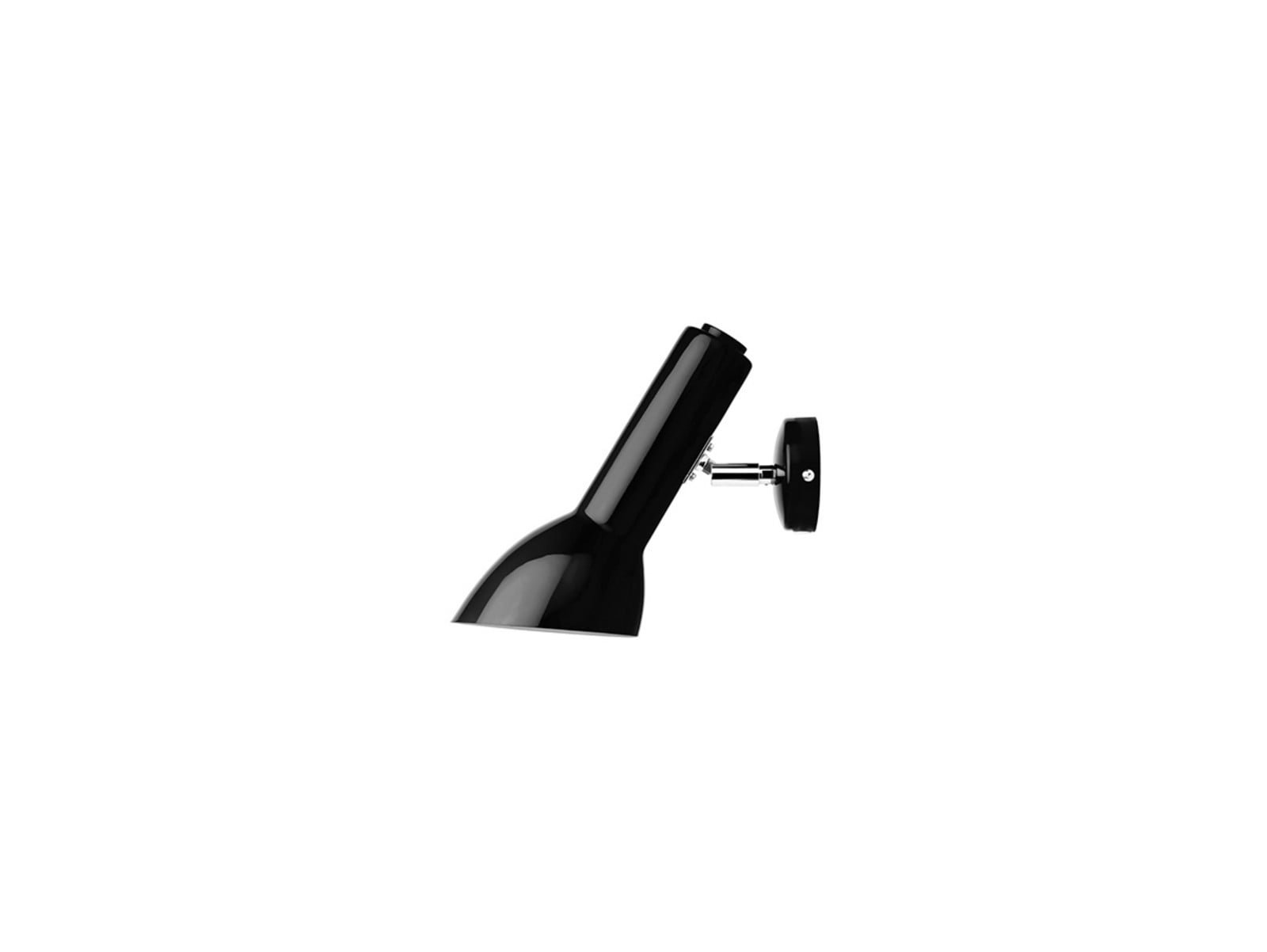 Oblique Seinävalaisin HW Chrome/Glossy Black - Cph Lighting - Olohuone - Alumiini