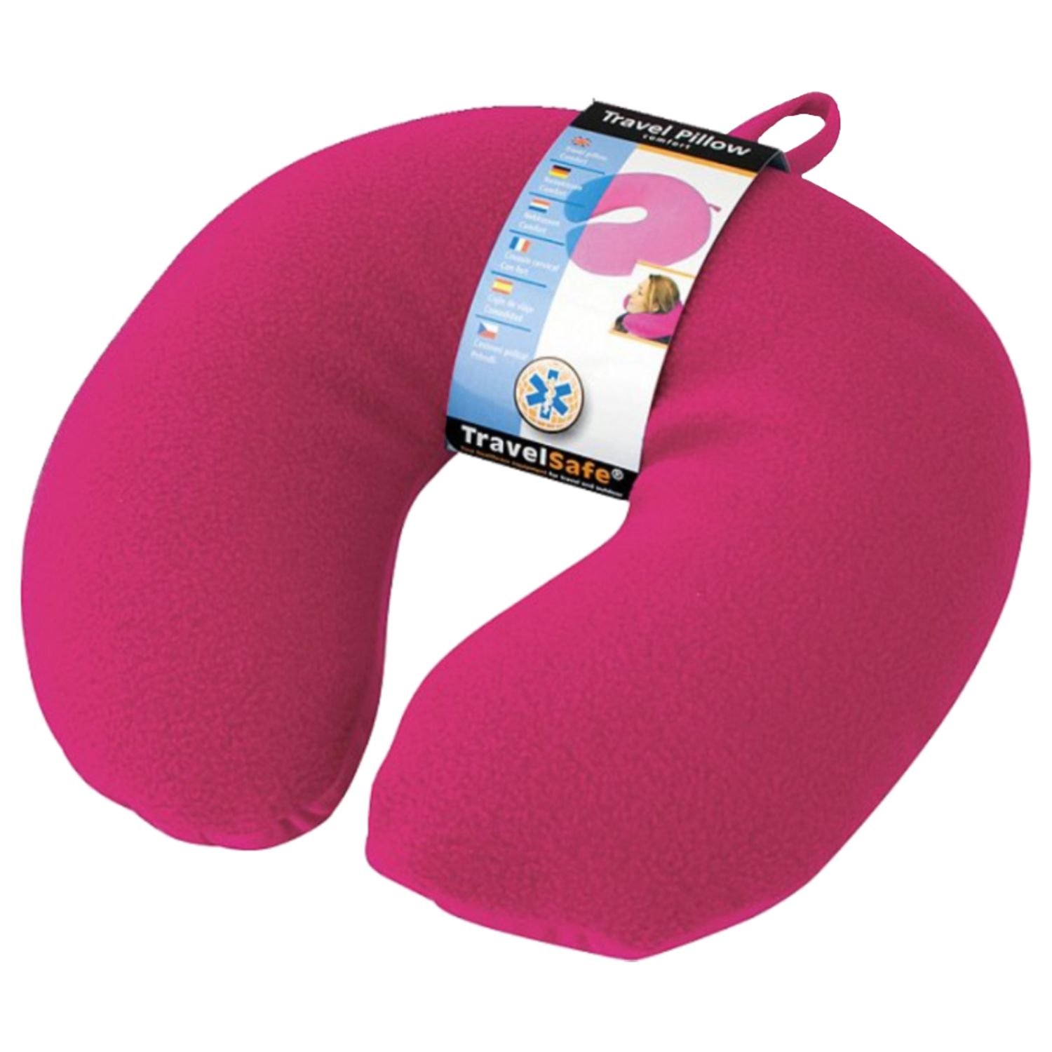 TravelSafe-matkatyyny fleece/spandex, pinkki