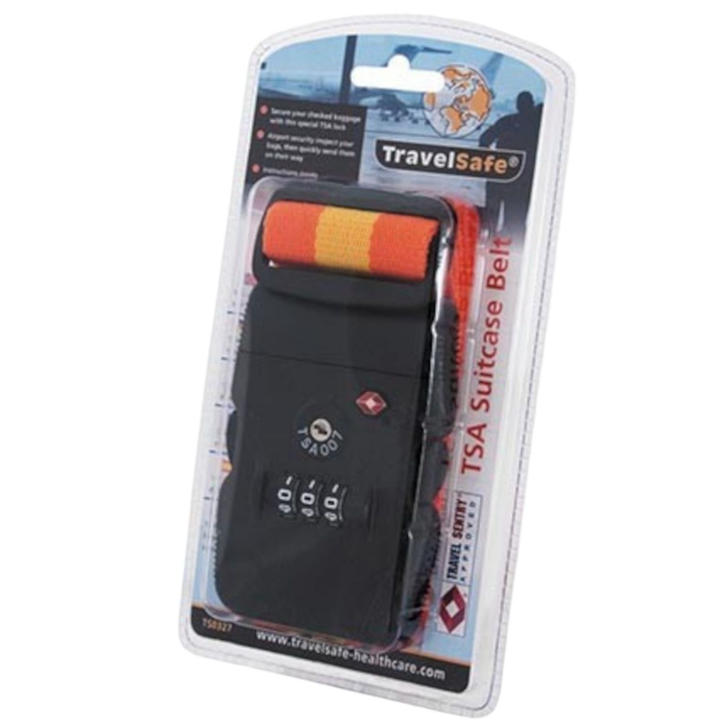TravelSafe Webbing Lock TSA koodilla