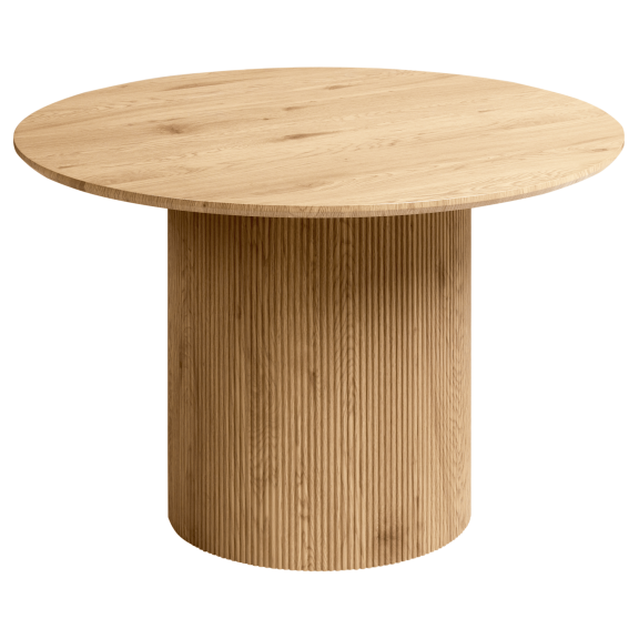 Ruokapöytä Sheho 120 cm - Vaaleanruskea