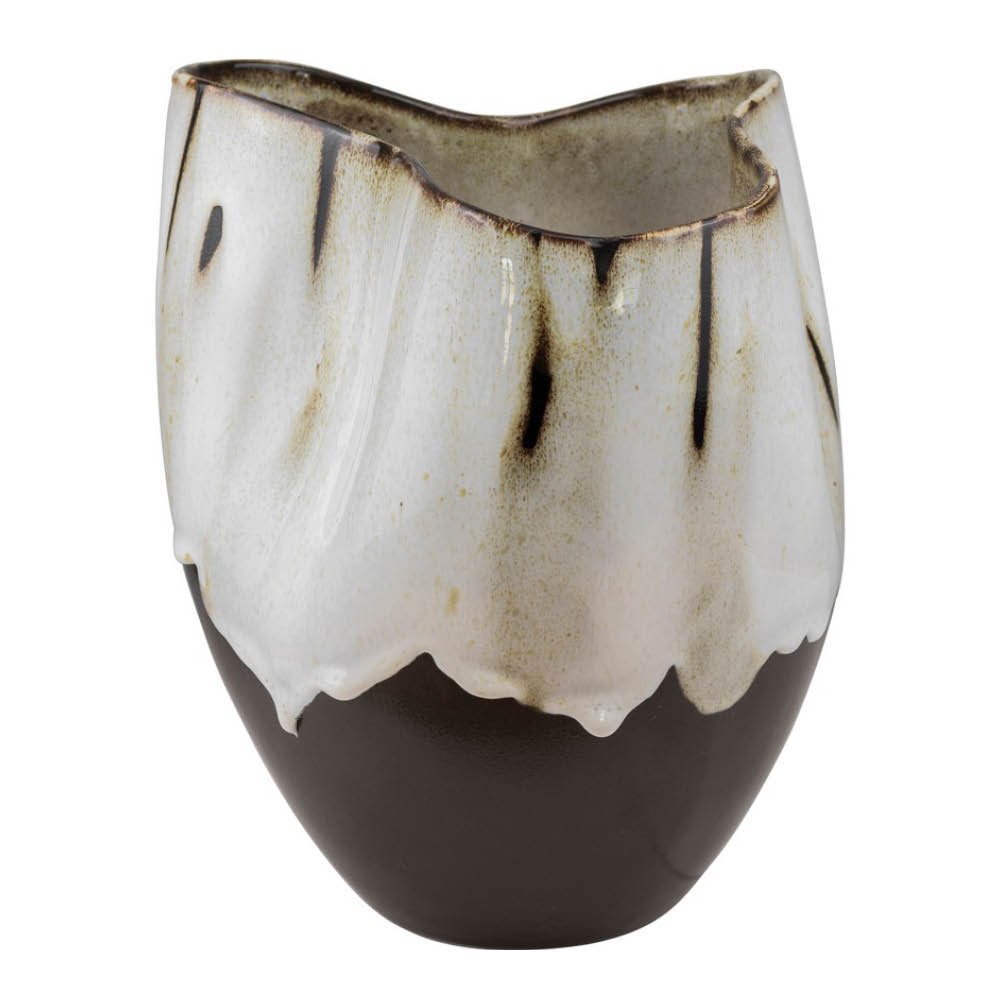 Mette Ditmer - By Hand Curve Maljakko 24,5 cm Offwhite