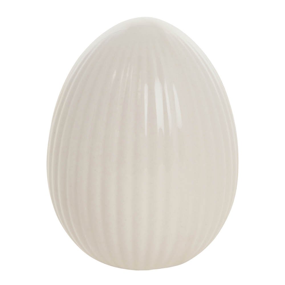 Lene Bjerre - Delinne Pääsiäiskoriste kananmuna 7,7 cm Offwhite
