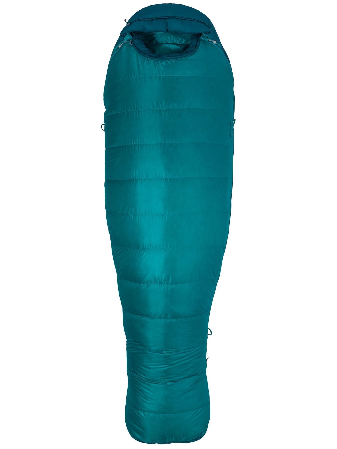 Marmot Micron 25 Long Malachite/Deep Teal -naisten makuupussi