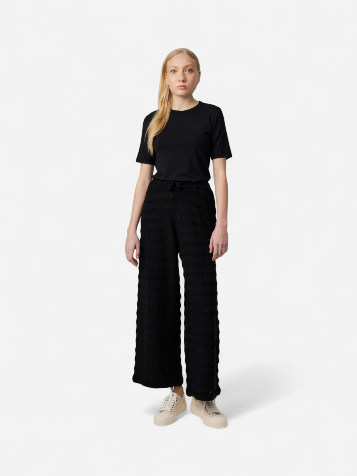 Makia naisten housut Marie Knitted Pants, musta