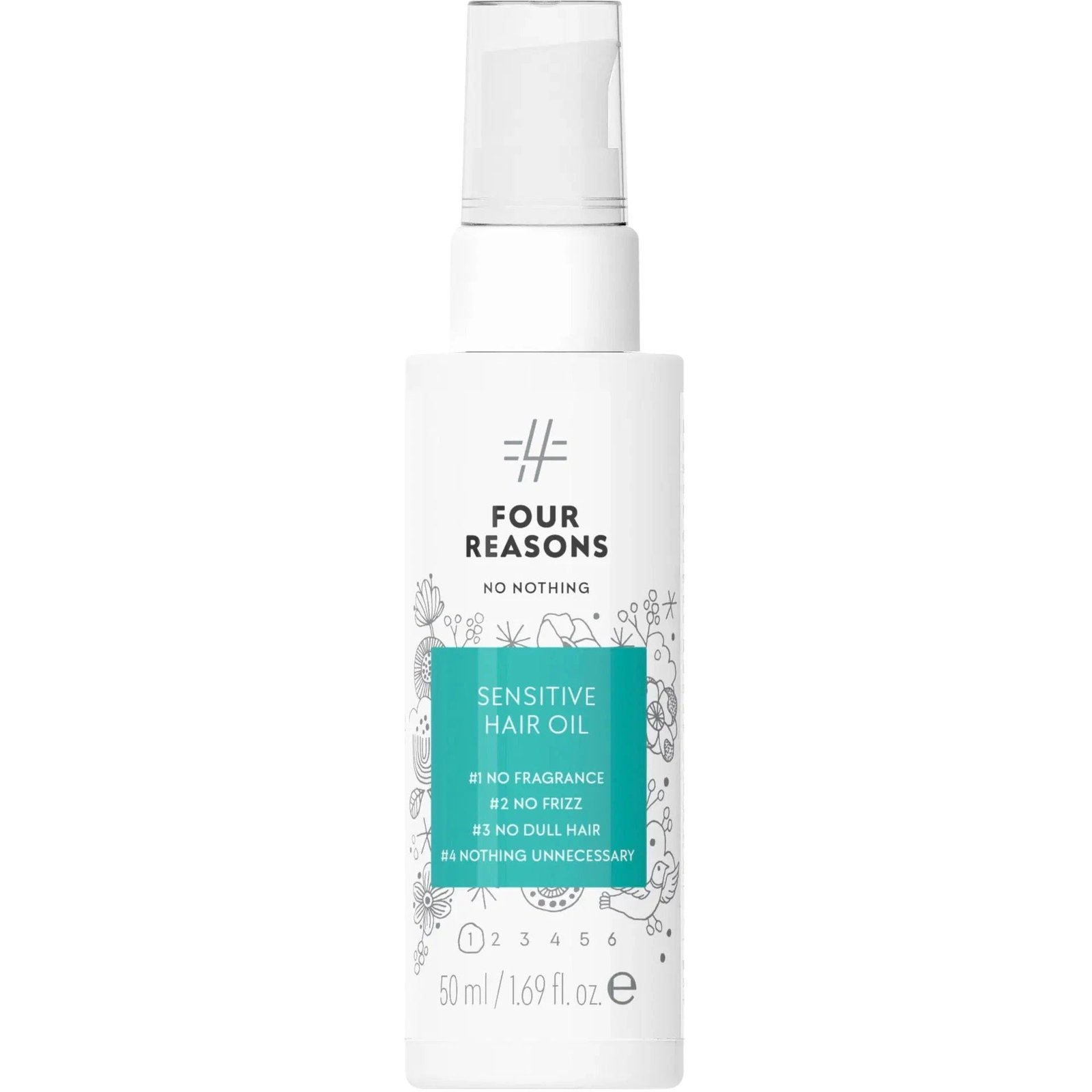 Four Reasons No Nothing Sensitive Hair Oil 50 ml 50 ml