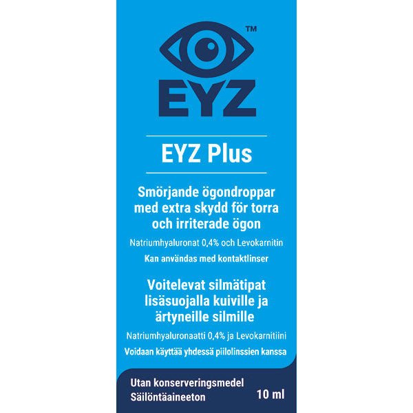 EYZ Plus silmätipat 10 ml (geelimäinen tippa)