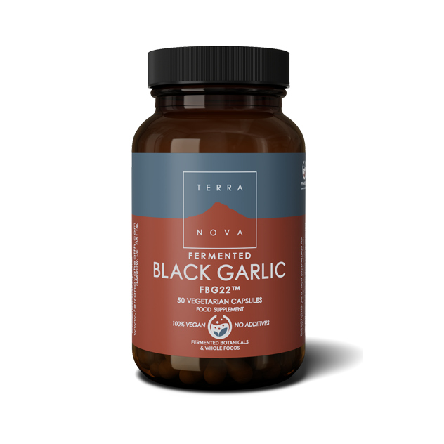 Terranova Fermented Black Garlic FBG22, 50 kaps 50 kaps