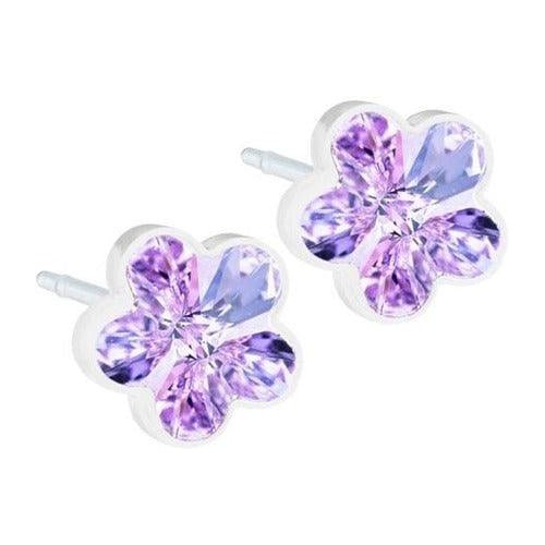 Blomdahl Flower 6mm Violet - Korvakoru