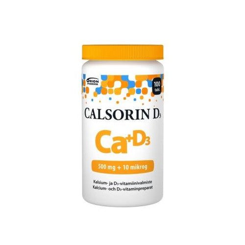 Calsorin 500 mg + D3 10 mikrog 100 tabl