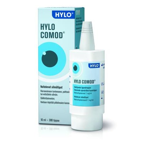 HYLO-Comod Silmätippa 10 ml, keskivaikeisiin oireisiin