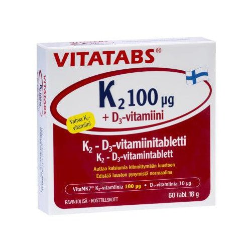 Vitatabs K2 100 mikrog + D3 60 tabl
