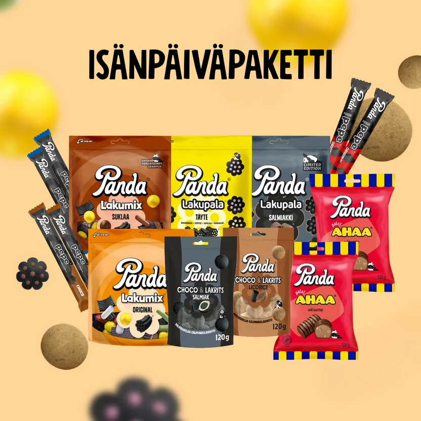 Isänpäiväpaketti Pandalta
